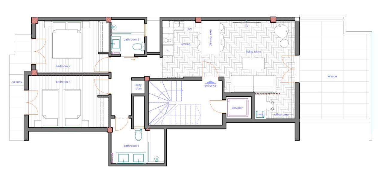 Athena Blue Lux Apartments 2Br 2Ba With City Skyline View, Near Kolonaki Athènes Extérieur photo